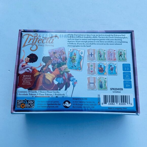 Trifecta Fancy Dancing Card Playing Game New In The Box - Picture 2 of 2